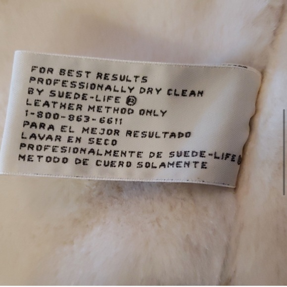 St. John’s Bay fur lined shearling hooded coat - Picture 4 of 8